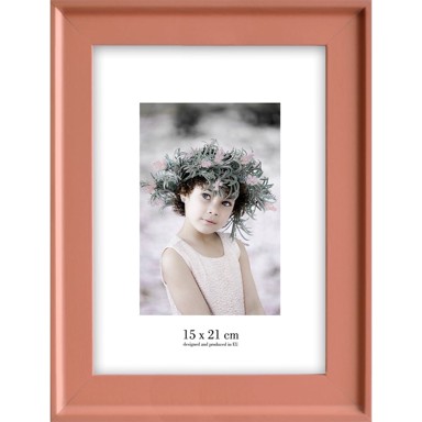 STYLER Narančasti zidni okvir Malaga, 22 x 28 cm