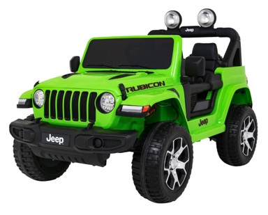 Auto na akumulator Jeep Wrangler Rubicon 4x4, zeleni