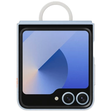 SAMSUNG Maskica za Galaxy Z Flip 6, TPU, s prstenom, prozirna