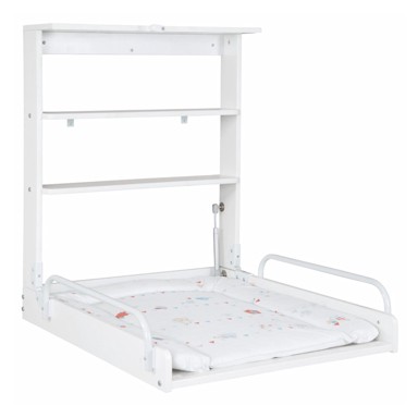 ROBA Bijeli zidni stol za presvlačenje Vogeltanz