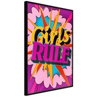 Poster Girls Rule (Colour) 40x60