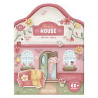 LITTLE DUTCH Knjižica s naljepnicama za višekratnu upotrebu Rosa & Friends