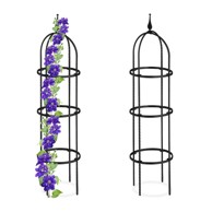 NORTHIX Vrtni obelisk za penjačice, 100 cm, set 2 kom