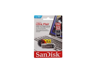 SANDISK USB memorija Ultra Flair, USB 3.0, 64 GB