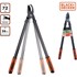 BLACK+DECKER Vrtne škare za grane 38-72 cm
