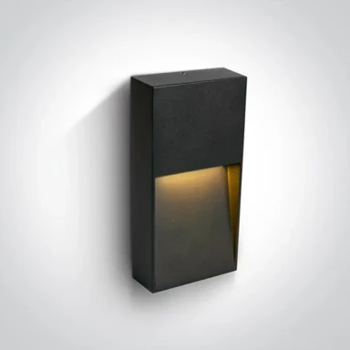 Vanjska zidna LED svjetiljka, DM67359C/AN/V, 3 W, CCT, IP65, Dark Light, 230 V, antracit