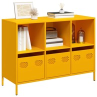 Komoda boja senfa 101,5x39x73,5 cm hladno valjani čelik