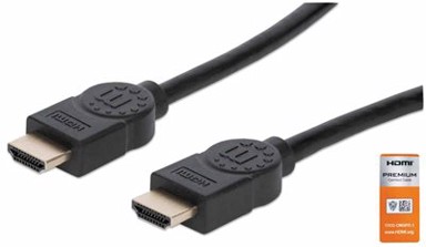 MANHATTAN Kabel, HDMI (M) na HDMI (M), 4K@60Hz UHD, High Speed sa Ethernet, 5 m