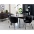 UNIQUE FURNITURE Crna metalna vitrina 58x160 cm Carmel