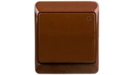 Hermes prekidač hermetički gumb zvono 10 A IP44 smeđi 0337-06
