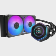 COOLER MASTER Vodeno hlađenje MasterLiquid 240 Atmos II LCD ARGB, crno