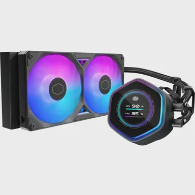 COOLER MASTER Vodeno hlađenje MasterLiquid 240 Atmos II LCD ARGB, crno