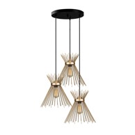 SQUID LIGHTING Metalna viseća lampa zlatne boje ø 34 cm Izmir 