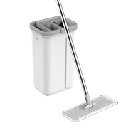 TEESA Set za čišćenje New Clean R13 TSA0045, ravni mop i dvokomorna kanta 5,7 l, 2 mikrovlakna