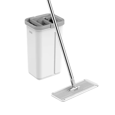 TEESA Set za čišćenje New Clean R13 TSA0045, ravni mop i dvokomorna kanta 5,7 l, 2 mikrovlakna