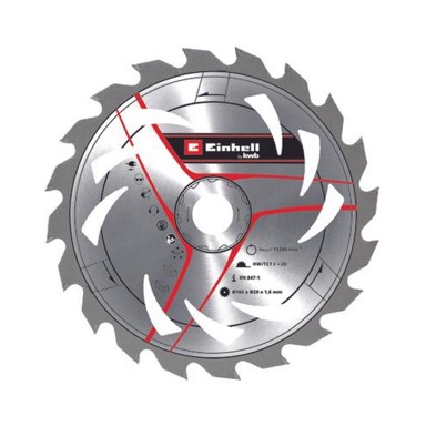EINHELL list za kružnu pilu TCT 165X20 24T, ZA TE-CS 18/165 LI, TE-CS 165