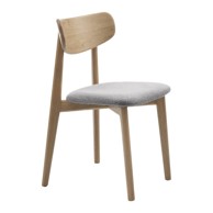 UNIQUE FURNITURE Svijetlo siva/u prirodnoj boji blagovaonska stolica Elim 