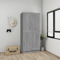 Ormar 82,5x51,5x180 cm, siva boja hrasta