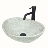 DE Umivaonik nadgradni ovalni matt 41 cm