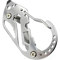 Višenamjenski karabiner za ključeve, KP41560, srebrna