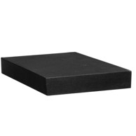 FIVE Polica zidna, 23.5x23.5x3.8 cm crna