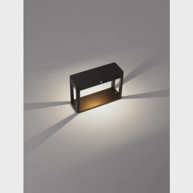 Stajaća lampa Berni, LED, 3000 K, 88 lm, IP65, NL9030565, crna