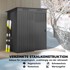 HOMESTAR Vrtna sjenica 159x106x181 cm, tamnosiva