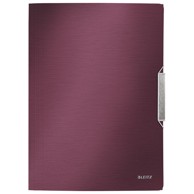 LEITZ Fascikl klapa s gumicom Style PP A4 39770028, bordo