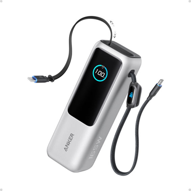 ANKER Powerbank prijenosni punjač, ​​25000 mAh, 165W, bijeli 