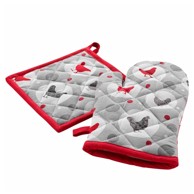 DOUCEUR D'INTÉRIEUR Pamučne kuhinjske rukavice u setu 2 kom Suzette