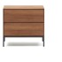 KAVE HOME Noćni ormarić u dekoru oraha u prirodnoj boji Vedrana