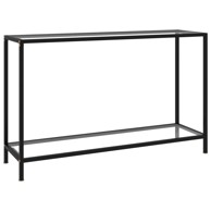 Konzolni stol prozirni 120 x 35 x 75 cm od kaljenog stakla, transparentan