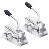 Stezaljke za potporni kotač 2 kom, 13,5 x 6,5 x 14 cm, pocinčani čelik