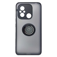 MAXMOBILE Maska Matte With Ring za Xiaomi Redmi 12C, crna