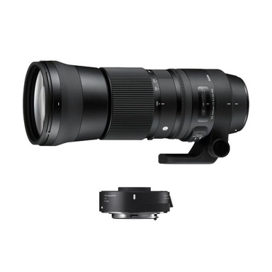 SIGMA Teleobjektiv 150–600mm f/5.0–6.3 DG OS HSM Contemporary + TC-1401 1.4x, set, za Nikon