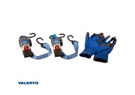 VALERYD Traka za vezanje tereta 25mm 1,8+1,8m 250kg automatic duple kuke/rukavice 6600035