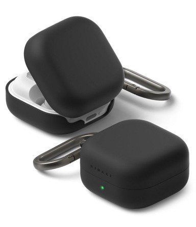 RINGKE Futrola, Samsung Galaxy Buds 4, Galaxy Buds 4 Pro, silikonska, crna