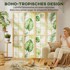 HOMESTAR Pregrada za sobu, 4 panela, 160x1,8x170 cm, zelena