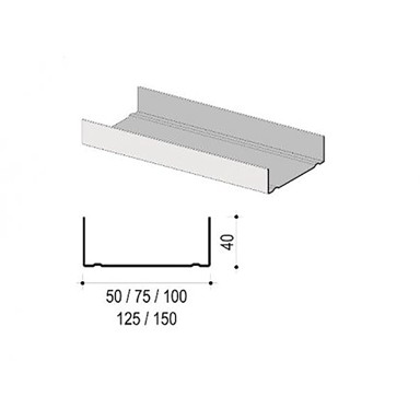 KNAUF Profil 4 m UW 100