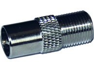 CABLETECH Adapter F ženski na TV muški