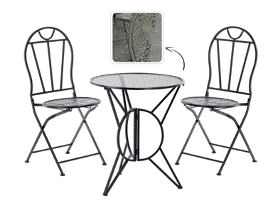 Vrtna garnitura set metal susan