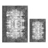 MILA HOME Bijele/sive kupaonske prostirke u setu 2 kom 60x100 cm Modern