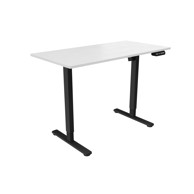 WHITE SHARK Gaming stol AXIOM WHITE-1, električno podesiva visina, 1200 × 600 mm, bijeli