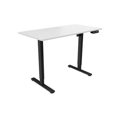 WHITE SHARK Gaming stol AXIOM WHITE-1, električno podesiva visina, 1200 × 600 mm, bijeli