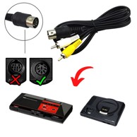 AV kabel za SEGA Mega Drive 1 / Genesis 1, dužina 180 cm, kompatibilan samo s prvim modelima