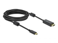 DELOCK kabel, USB-C (M) na HDMI (M), DP Alt, 4k, 60 Hz, aktivni, 5m