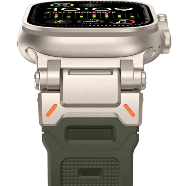 ERBORD ProTech remen za Apple Watch Series 1–11/SE/Ultra 42/44/45/46/49 mm, zeleni