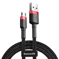 BASEUS Pleteni USB kabel / Micro USB, QC3.0, 2.4 A