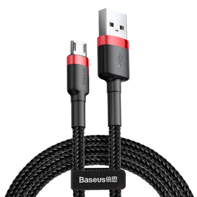 BASEUS Pleteni USB kabel / Micro USB, QC3.0, 2.4 A