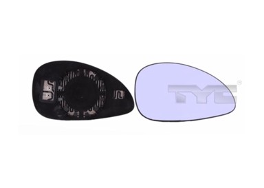 TYC Ogledalo retrovizora Citroen C4 04-10, lijevo, grijano